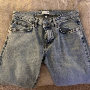 Great Conditon! Tecovas Men's Light Blue Jeans